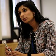 Gita Gopinath, vice generaldirektör för Internationella valutafonden.