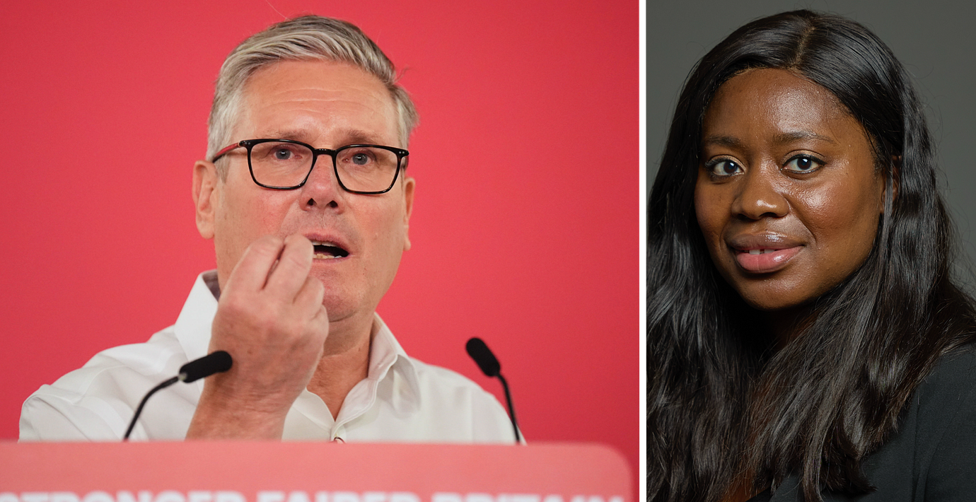 Keir Starmer och Miatta Fahnbulleh