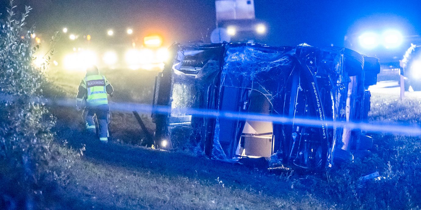 Bild från olycksplatsen, 5 oktober.