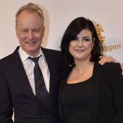 Stellan Skarsgård med fru Megan Everett.