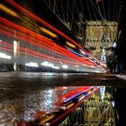 Via del Corso i Rom. Arkivbild.