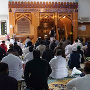 Arkivbild: Manchester Central Mosque i juli 2020.  