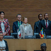 Meloni och afrikanska länder.