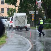 Polishuset i Linköping spärrades av på onsdagsmorgonen.