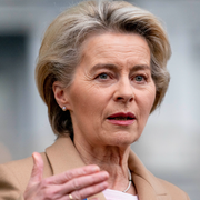 Ursula von der Leyen och Xi Jinping. 