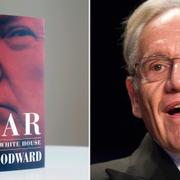 Boken ”Fear – Trump in the White House” och dess författare Bob Woodward.