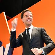 Avgående premiärminister Mark Rutte.