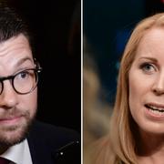 Jimmie Åkesson och Annie Lööf.