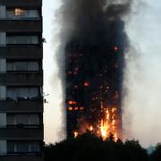 Branden i Grenfell Tower.