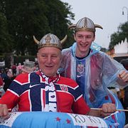 Norgefans i Oslo.