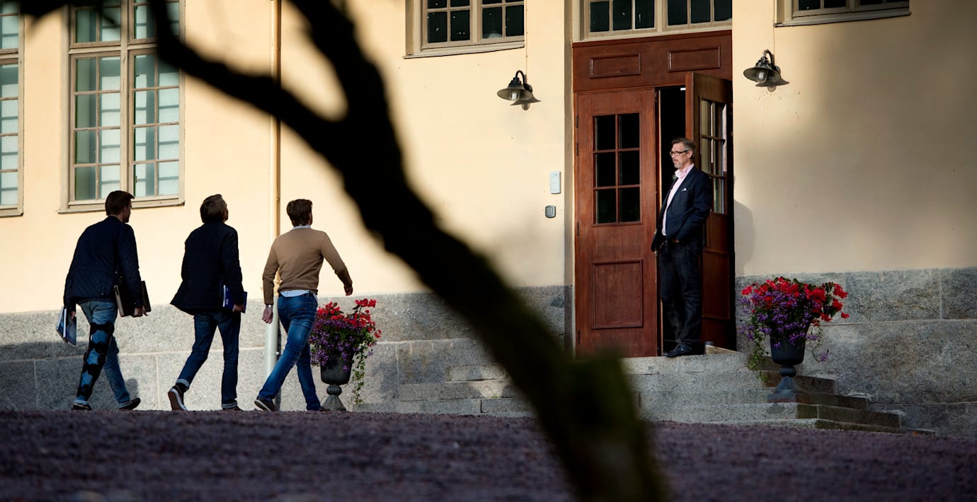 Arkivbild, elever på Lundsberg. 