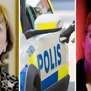 Justitieminister Beatrice Ask (M) / Polisförbundets ordförande Lena Nitz