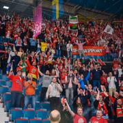 Modos supportrar på Hovet i Stockholm