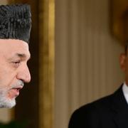 Hamid Karzai och Barrack Obama.