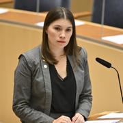 Miljöpartiets Annika Hirvonen.