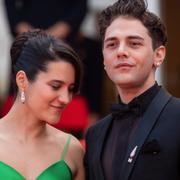 Xavier Dolan med skådespelaren Catherine Brunet på premiären för ”Matthias & Maxine” i Cannes. 