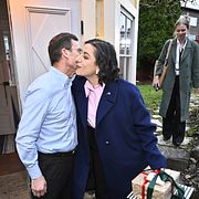 Statsminister Ulf Kristersson och L-ledaren Simona Mohamsson, arkivbild från december 2025.