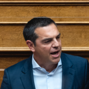 Alexis Tsipras, Syrizas partiledare.