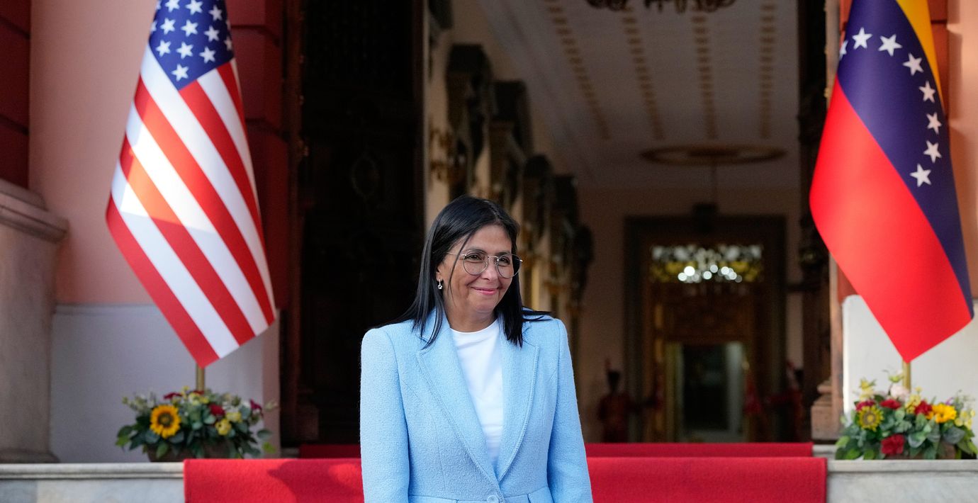 Venezuelas president Delcy Rodríguez.