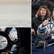 Scott Kelly/landningen/Kellys bild från ISS