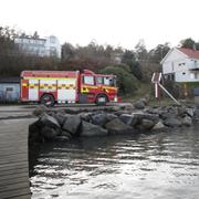 Räddningstjänsten på plats