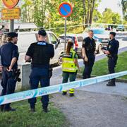 Bild från insatsen i Mariehäll. 