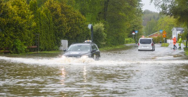 Översvämning i Stockholm i maj. MARKO SÄÄVÄLÄ/TT / TT NYHETSBYRÅN