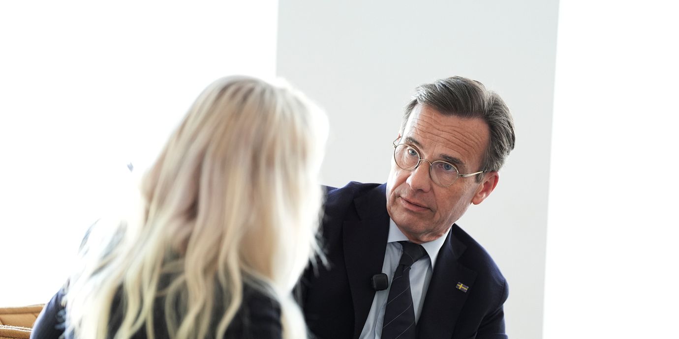 Statsminister Ulf Kristersson (M).