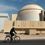 Reaktoranläggningen vid Bushehr i Iran. Arkivbild från 2010.