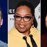 Facebookgrundaren Mark Zuckerberg, tv-profilen Oprah Winfrey, skådespelaren Dwayne ”The Rock” Johnson. 