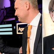 Gustav Fridolin, Jonas Sjöstedt och Gudrun Schyman.