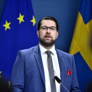 
 Sverigedemokraternas partiledare Jimmie Åkesson (SD) 