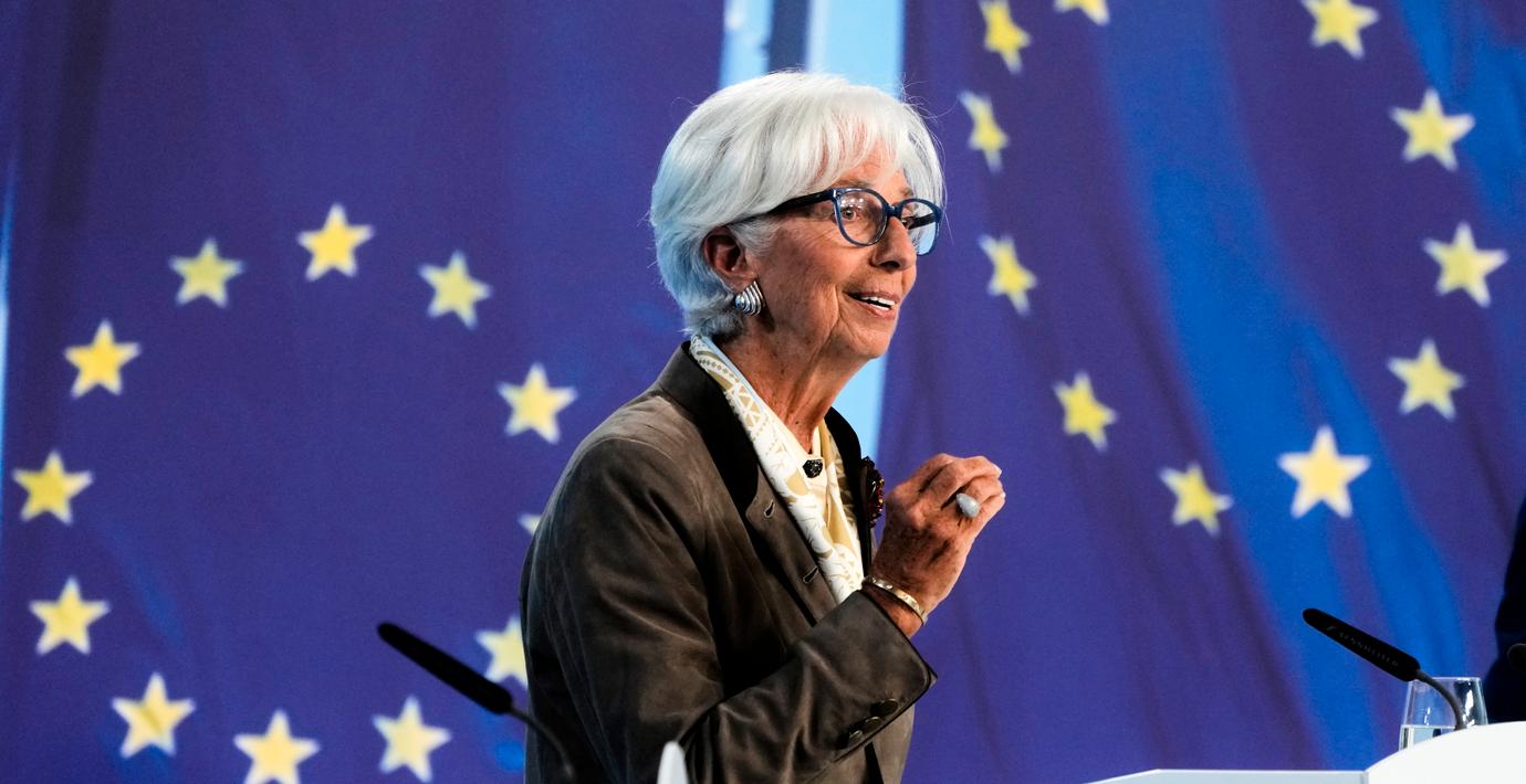 ECB-chefen Christine Lagarde. 