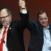 Karl-Petter Thorwaldsson och Stefan Löfven.