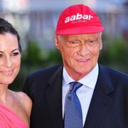 Niki Lauda och hustrun Birgit, 2013.