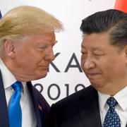 Arkivbild från 2019: Donald Trump och Xi Jinping på ett toppmöte i Osaka. 