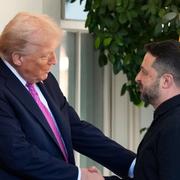 Trump och Zelenskyj, 17 oktober. 