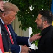 Trump och Zelenskyj i Vita huset tidigare i augusti. 