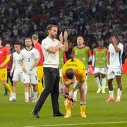 Englands tränare Gareth Southgate efter förlusten. 