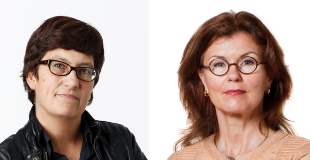 Helle Klein och Heidi Avellan.  Mynewsdesk, Sveriges Tidskrifter, Helsingborg stad