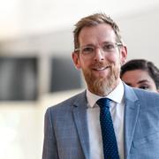 KD-ledaren Ebba Busch och Jakob Forssmed. 