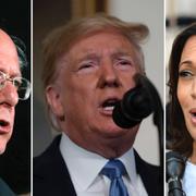 Bernie Sanders/Donald Trump/Kamala Harris. 