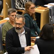 Alireza Akhondi i riksdagen.