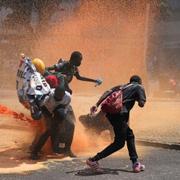 Protester i Kenya den 25 juni. 