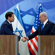 Marco Rubio och Benjamin Netanyahu. 