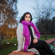 Liberalernas Simona Mohamsson fotograferad i samband med partiets landsmöte 2021. 