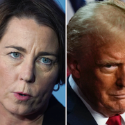 Maura Healey, Donald Trump, JB Pritzker.