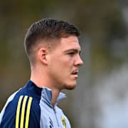 Emil Holm under en landslagssamling. 