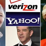 Fed.chefen Janet Yellen, Ubers koncernchef Travis Kalanick, Theresa May