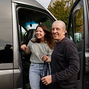 Frisläppta fångar anländer till Litauen, 16 september.